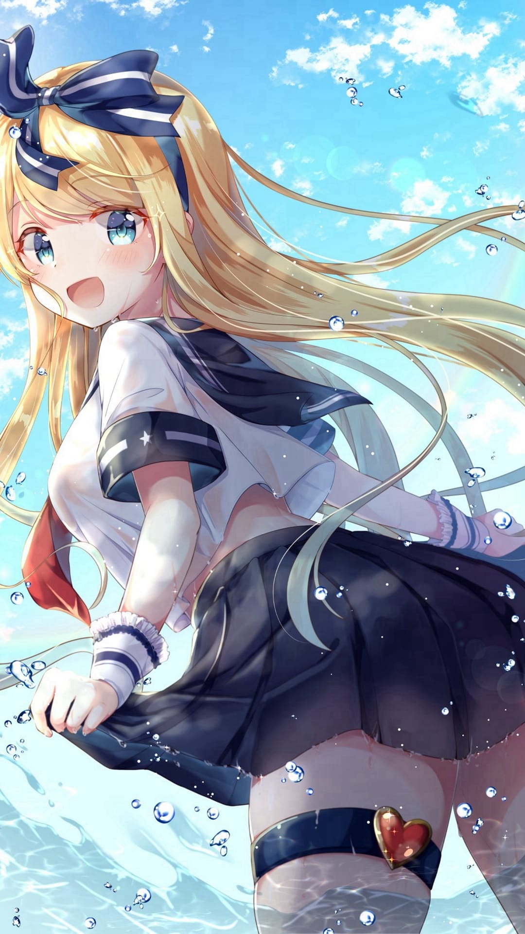 pixiv官网 海边水手服